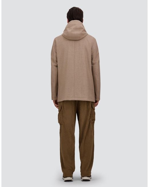 Herno Natural Short Parka for men