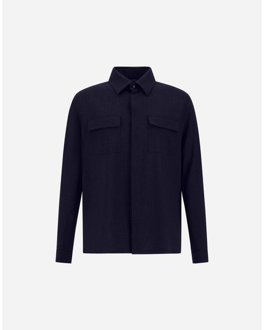 Herno Blue Shirt for men