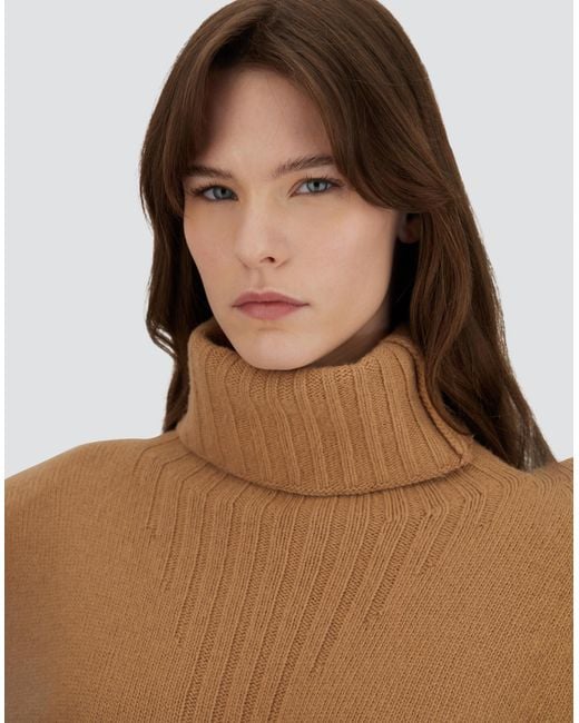 Herno Brown Turtleneck Sweater