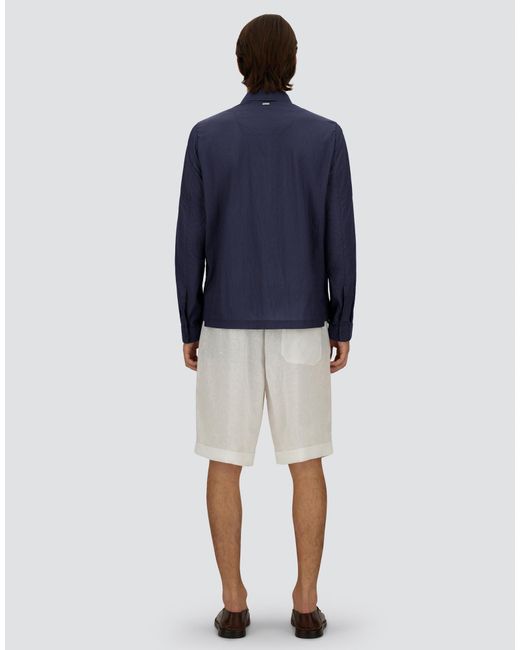 Herno Blue Shacket for men