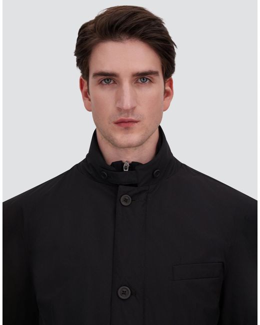 Herno Blue Blazer With Bib for men