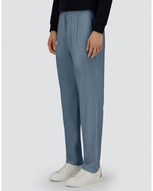 Herno Blue Resort Trousers for men