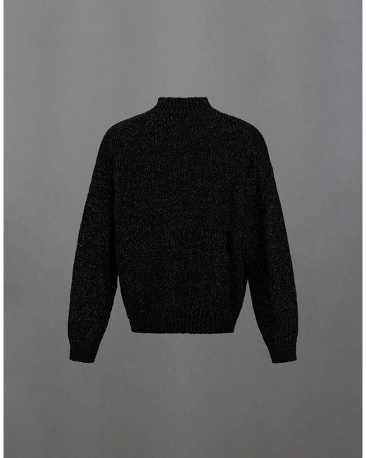 Herno Black Laminar Sweater