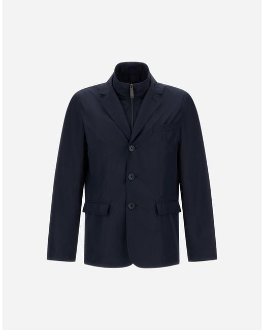 Herno Blue Byron Blazer for men