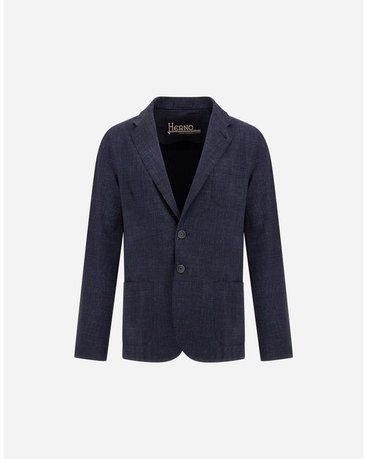 Herno Blue Blazer for men