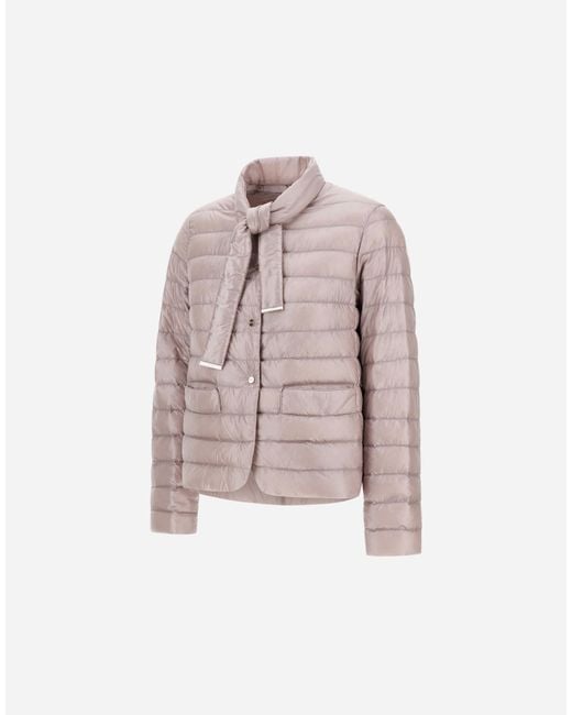 Herno Pink Blazer With Scarf