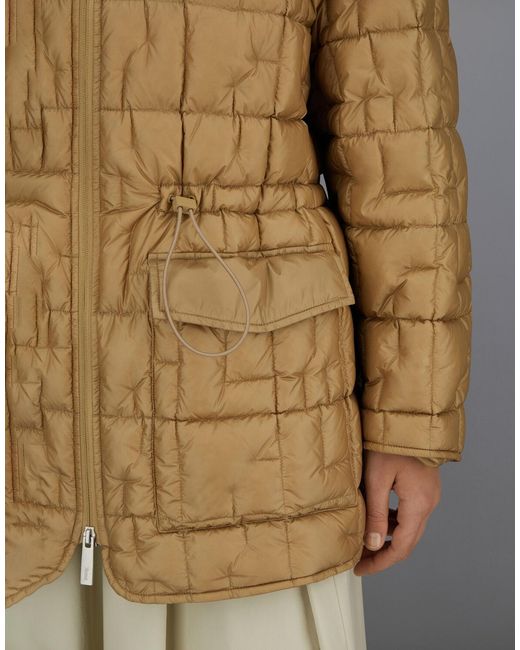 Herno Natural Laminar Quilted Ripstop Crew-Neck Jacket