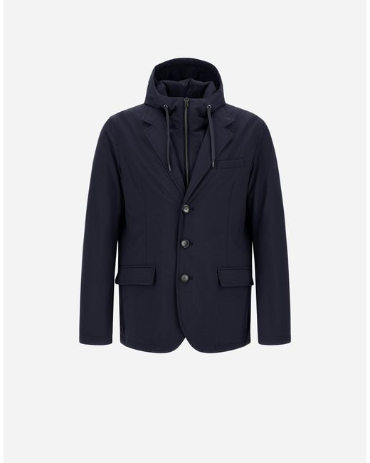 Herno Blue Resort Blazer for men