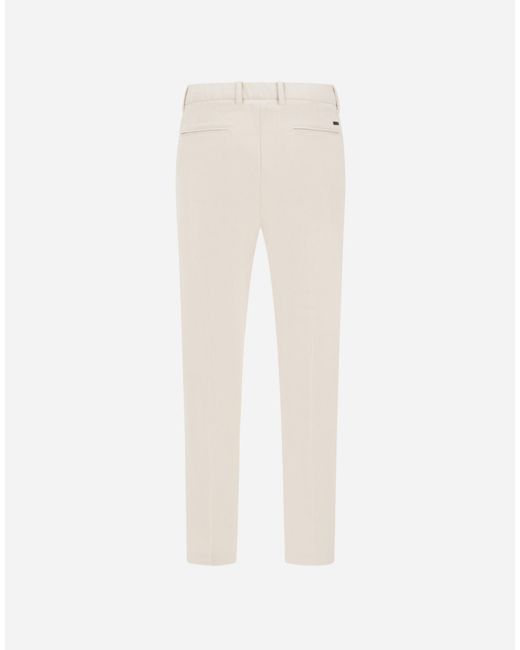 Herno White Trousers for men
