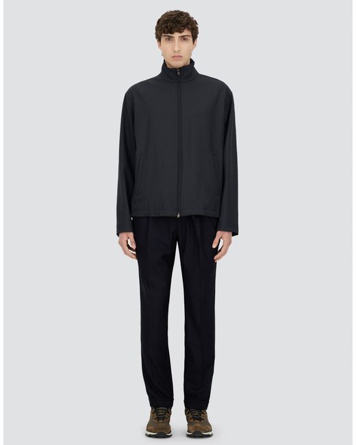 Herno Blue Bomber Jacket for men