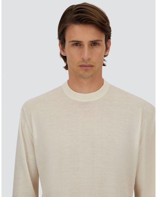 Herno White Sweater for men