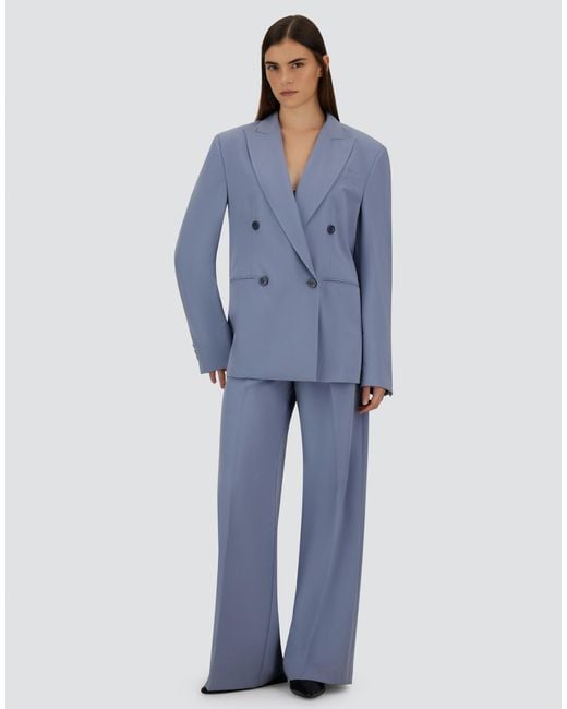 Herno Blue Flawless Woven Blazer