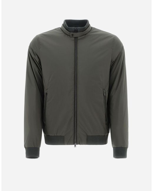 Herno Bomber Jacket In Nuage in Gray for Men | Lyst