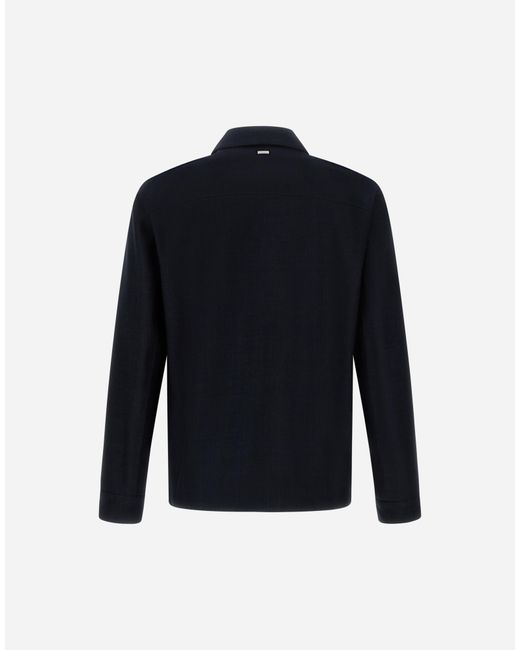 Herno Blue Shacket for men