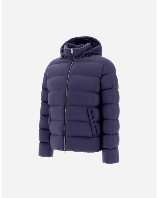 Herno Blue Bomber Jacket for men