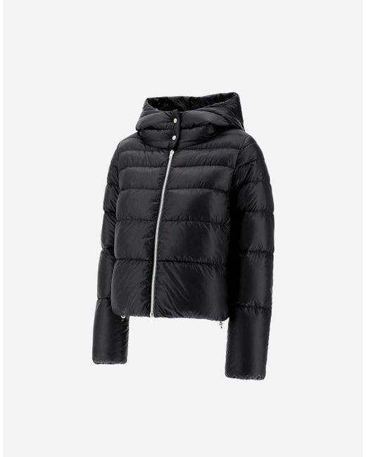 BOMBER RESORT IN NYLON ULTRALIGHT di Herno in Black