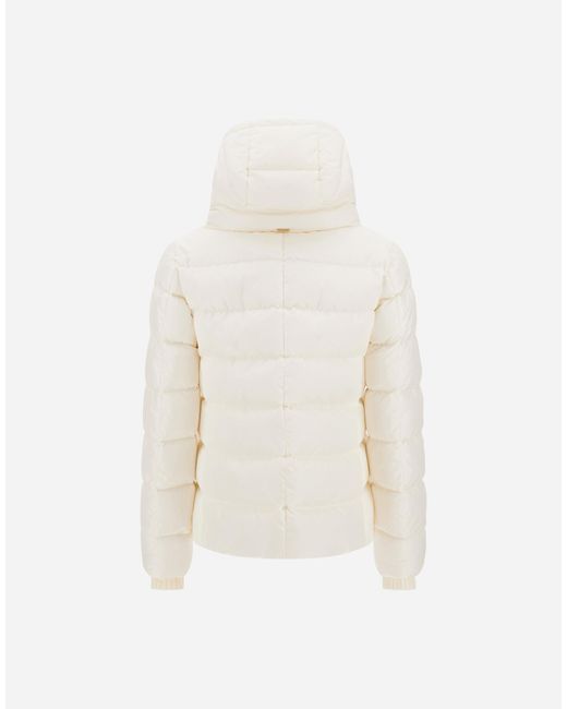 Herno White High-Neck Jacket