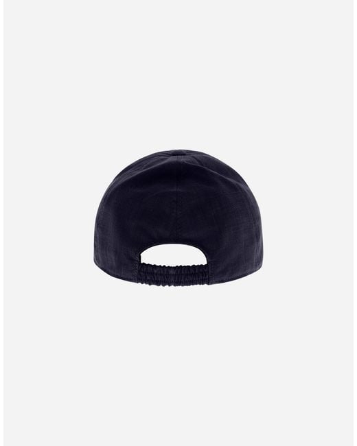 Herno Blue Baseball Cap for men