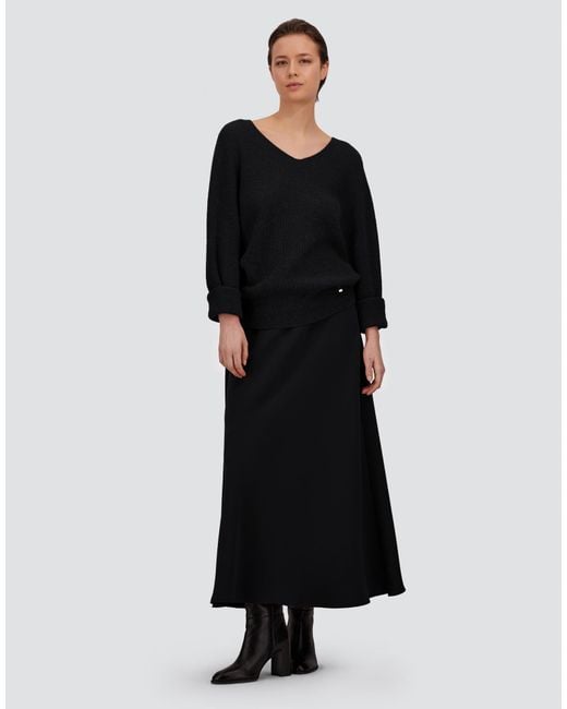 Herno Black Alpaca And Wool Stocking-Stitch Jumper