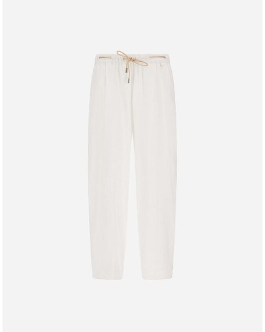 Herno White Trousers