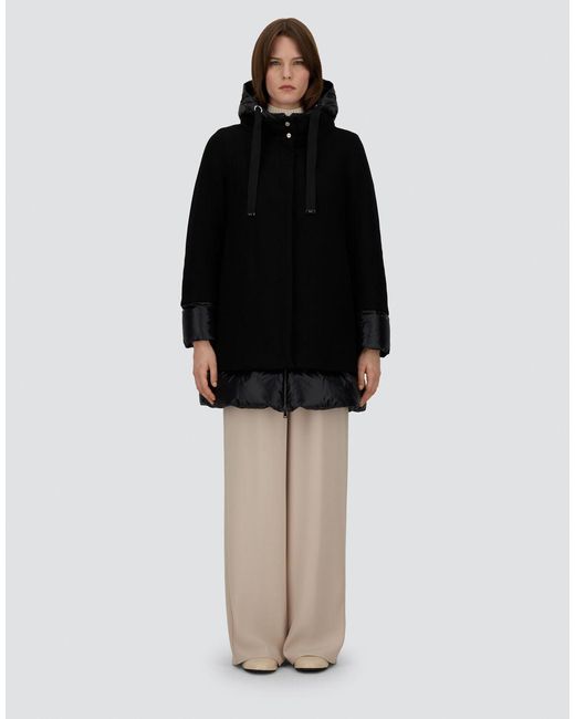 Herno Black A-Shape Jacket