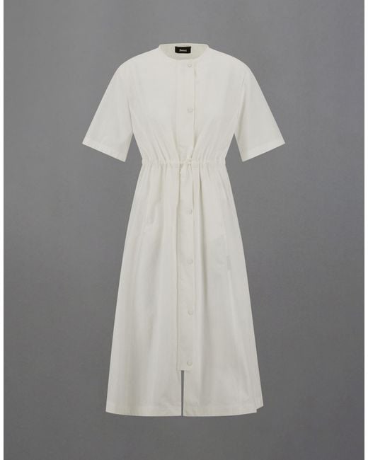 Herno Gray Laminar Dress