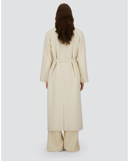 Herno White Belted Coat