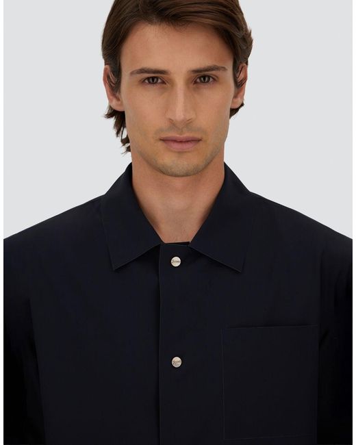 Shacket di Herno in Blue da Uomo