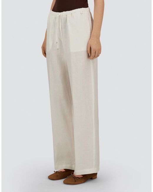 Herno White Resort Trousers