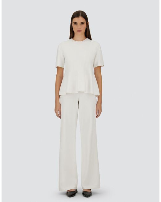 Herno White Trousers