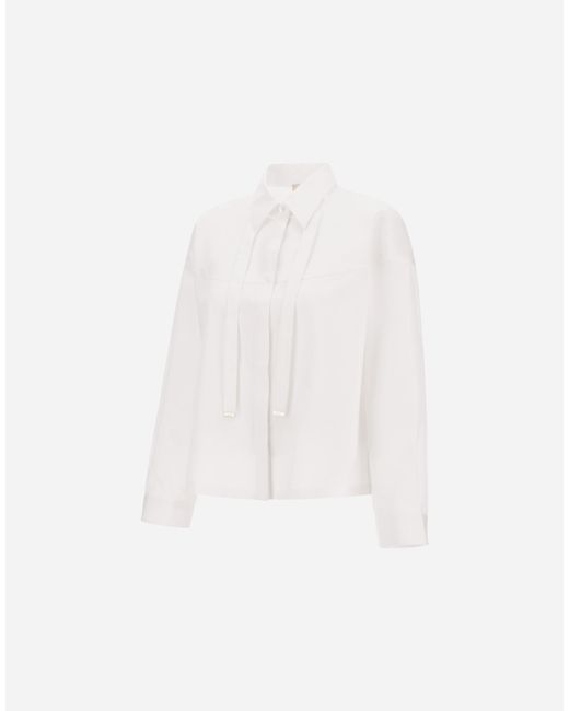 Herno White Cotton Poplin Shirt