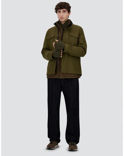 Herno Green Field Jacket for men