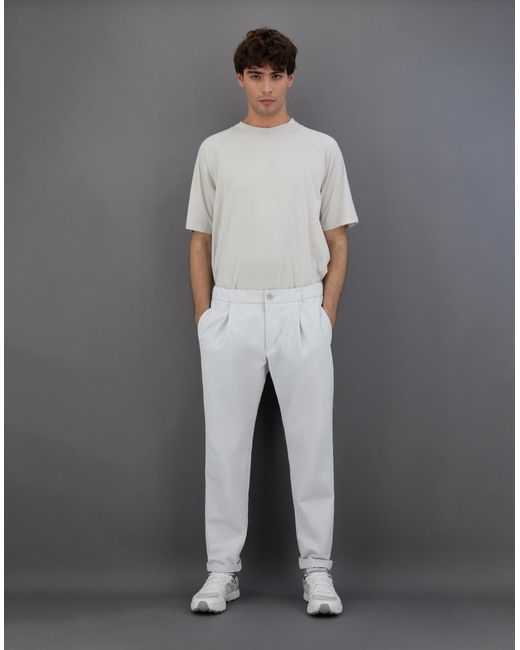 Herno Gray Laminar Trousers In Wavy Touch for men