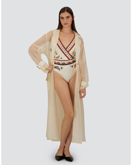 Herno Natural Trench Coat