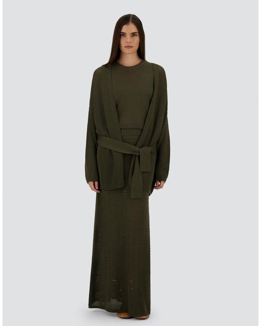 Herno Green Cardigan