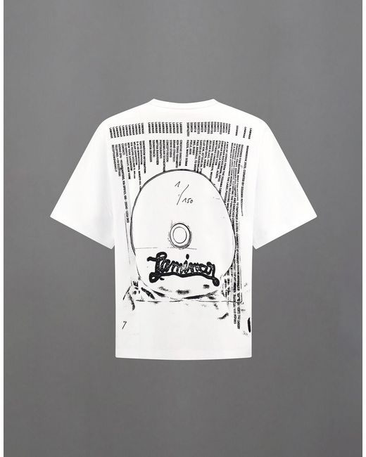 Herno Gray Laminar Compact Jersey T-Shirt