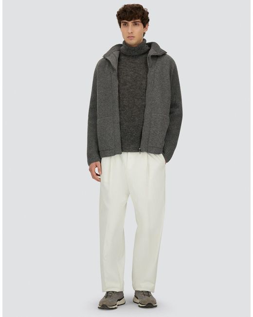 Herno Gray Cardigan for men