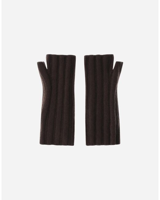 Herno Black Handschuhe Aus Kaschmir