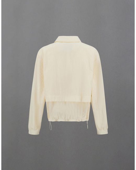 Herno Gray Laminar Zipped Shacket