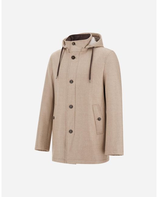 Herno Natural Short Parka for men
