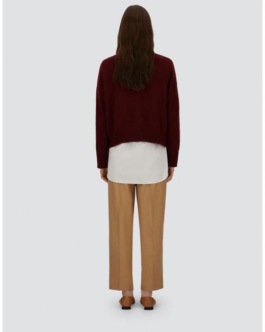 MAGLIONE IN 100% WOOL di Herno in Red