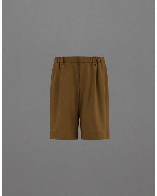 Herno Green Laminar Shorts