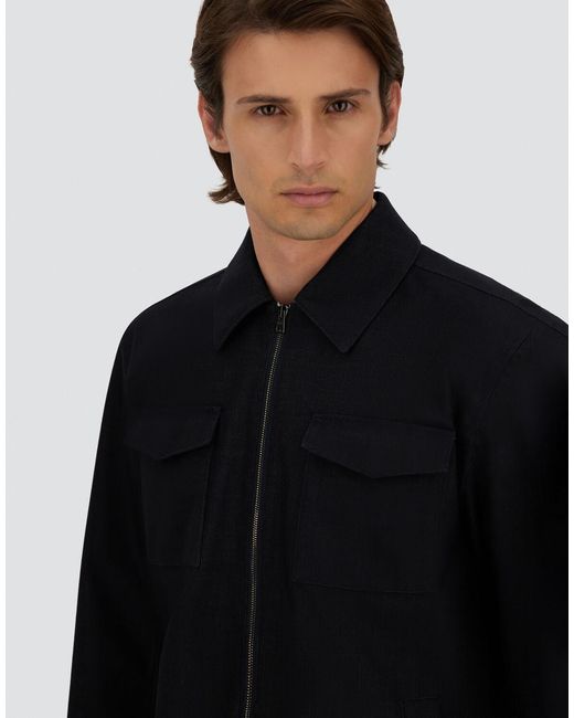 Shacket di Herno in Blue da Uomo