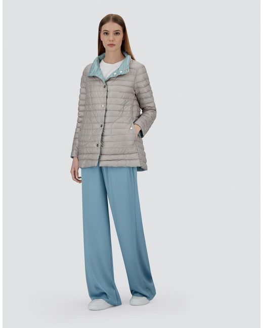 Herno Blue Reversible A-Shape Jacket