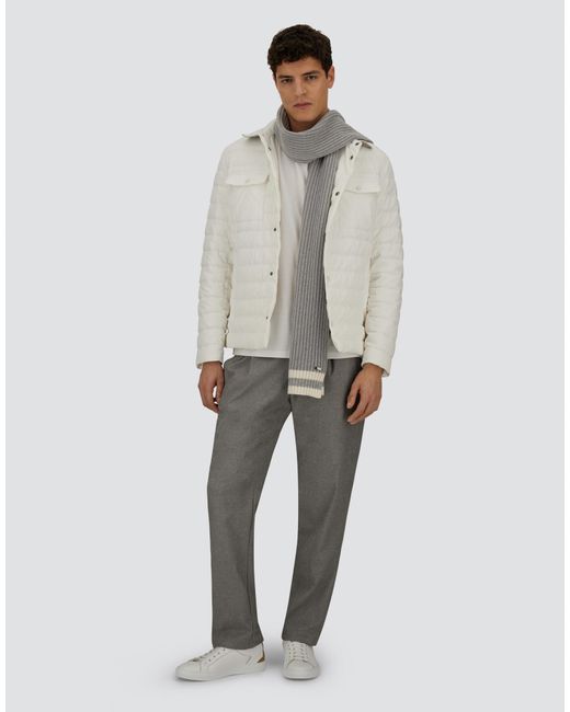 Herno White Resort Shacket for men