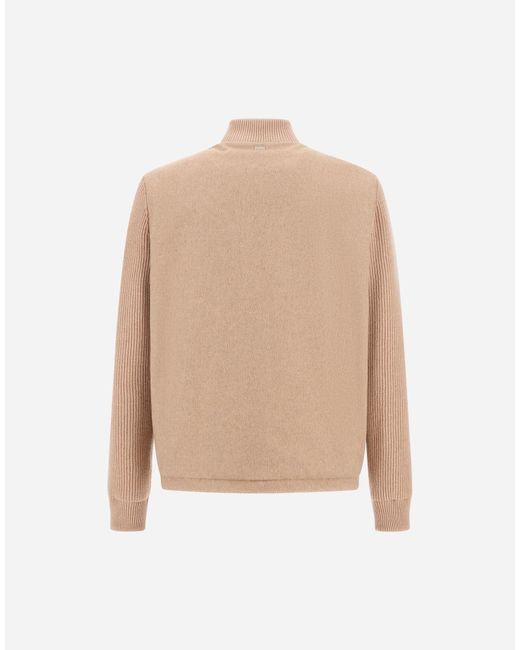 Herno Natural Cashmere And Mohair Cloth Jacket for men