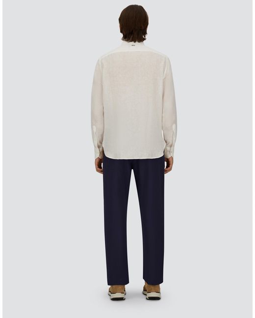 Herno Blue Trousers for men