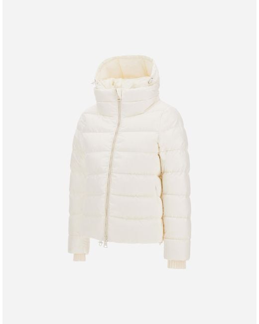 Herno White High-Neck Jacket