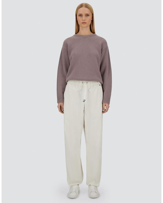 Herno White Resort Trousers