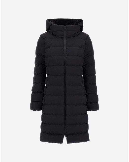 Herno Blue Parka In 2-layer Windstopper